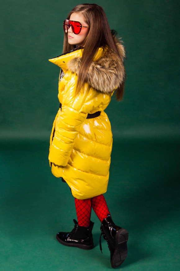 Пальто для девочки GnK ЗС-877 фото
